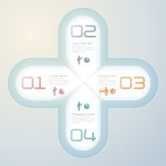 Infographics vector design template N207