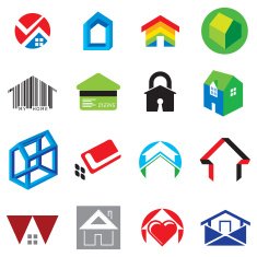 Vector Set of House and Home Concept Icons