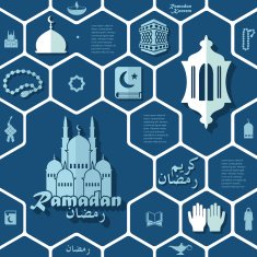 flat infographic Ramadan Kareem N36
