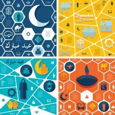 flat infographic Ramadan Kareem N40