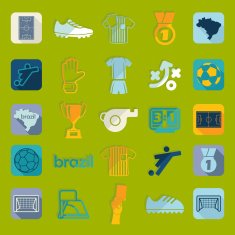 football soccer infographic N103