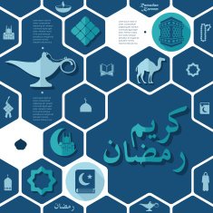 flat infographic Ramadan Kareem N47