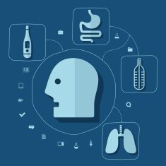 Medical flat infographic N62