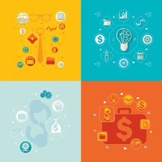 business flat infographic N87