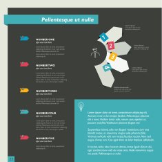 Brochure layout design Vector