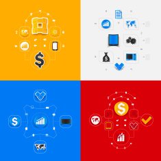Set of business icons N44