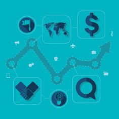 business flat infographic N105