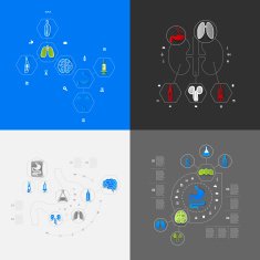 Set of medical icons N54