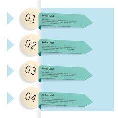 basic label infographics N6