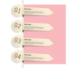 basic label infographics N8