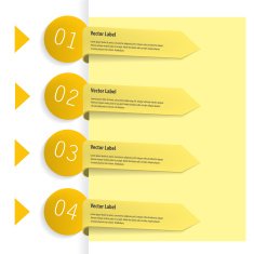 basic label infographics N12
