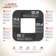 Minimal infographic template N31