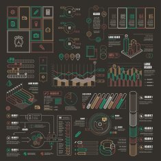Line UI Infographic Elements - Complete Set N3 free image download