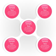 metaball colorful round diagram infographics N70
