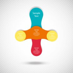 metaball colorful round diagram infographics N82