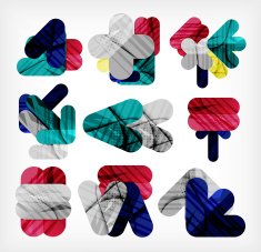 Collection of infographic option layouts N5
