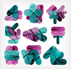 Collection of infographic option layouts N9