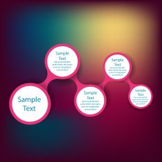 metaball colorful round diagram infographics N92