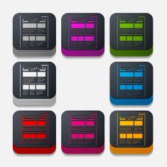 square button interface N7