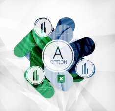Modern infographic option layout N55