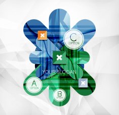 Modern infographic option layout N57