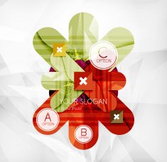 Modern infographic option layout N114