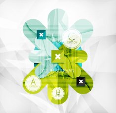 Modern infographic option layout N138