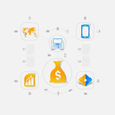 Set of business icons N80