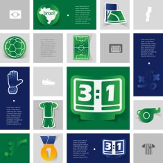 football soccer infographic N232