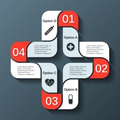 Modern vector template for your medical project N14