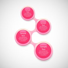 metaball colorful round diagram infographics N96