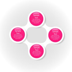 metaball colorful round diagram infographics N99