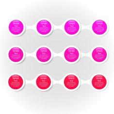 metaball colorful round diagram infographics N101