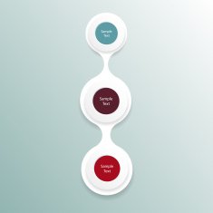 colorful round diagram infographics N7