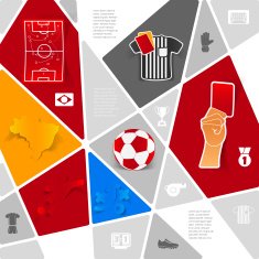 football soccer infographic N247