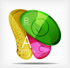 Option infographic presentation layout N25