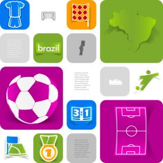 football soccer infographic N257
