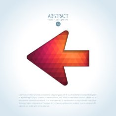 Simple arrow vector sign