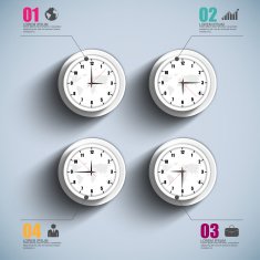 Abstract 3D paper Infographic N50