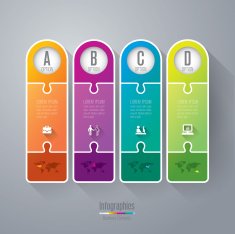 Infographics vector design template N215