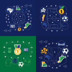 football soccer infographic N305