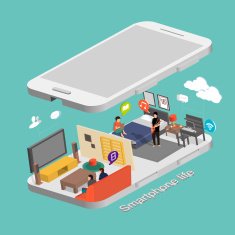 smartphone life concept