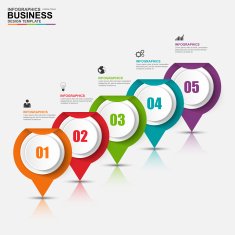 Infographics vector design template N217