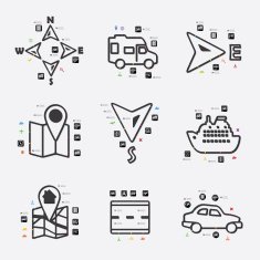 navigation infographic N42