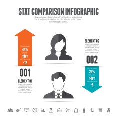 Stat Comparison Infographic