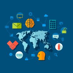 Set of business icons N114