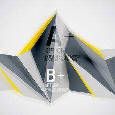 Geometric shapes in the air Vector abstract background N408