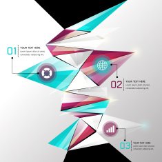 Modern Abstract Background geometric design Infographics Vector illustration