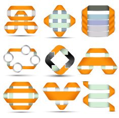 Ribbon modern design collection