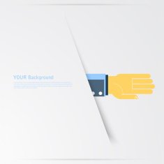 Business hands gestures design elements isolated N5